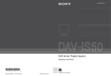 Sony DAV-IS50 Operating instructions