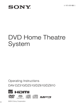 Sony DAV-DZ810 User manual