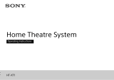 Sony HT-XT1 Operating instructions