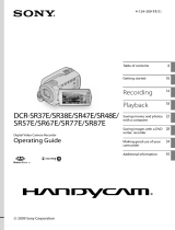 Sony DCR-SR37E User manual