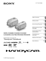 Sony HDR-XR350VE Owner's manual