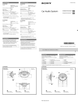 Sony CXS-G1016U Installation guide