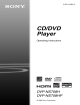 Sony DVP-NS708H Operating instructions