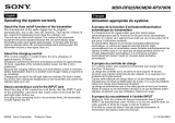 Sony MDR-RF970RK Operating instructions