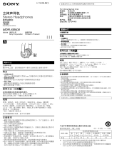 Sony MDR-XB500 User manual