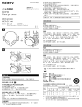 Sony MDR-ZX100 Operating instructions