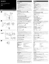 Sony XBA-4 User manual