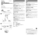 Sony MDR-AS30G Operating instructions