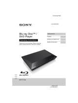 Sony BDP-S1100 Owner's manual