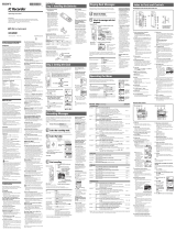 Sony ICD-MX20 Operating instructions