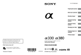 Sony α 380 User manual