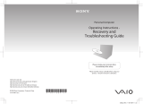 Sony VGN-SR56SG Operating instructions