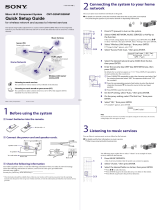 Sony CMT-G2BNIP Quick start guide