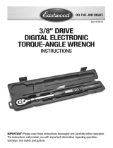 Eastwood Digital Electronic Torque-Angle Wrench 3/8in Drive Operating instructions