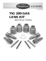 EastwoodTIG Welder #6/8 Gas Lens Components Kit