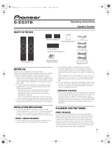 Pioneer S-ES3TB Operating instructions