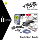 Iomega HipZip Quick start guide