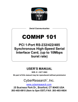 CyberResearch COMHP 101 User manual