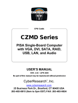 CyberResearch CZMD Series User manual