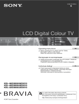 Sony KDL-40D3000 User manual