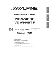Alpine IVE-W560BT-R Owner's manual