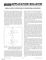 Texas Instruments Single-Supply Operation of Operational Amplifiers Application Note