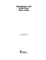 Texas Instruments TMS320C645x DSP 64-Bit Timer User guide