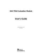 Texas Instruments DAC7554 EVM User guide