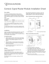 EDWARDS Genesis Signal Master Module Installation guide