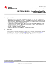 Texas Instruments LME49600 Headphone Amplifier Evaluation Board (Rev. A) User guide