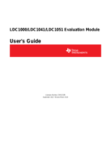 Texas Instruments LDC1000/LDC1001/LDC1041/LDC1051 Evaluation Module (Rev. B) User guide