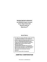 Anritsu MS2690A Operating instructions