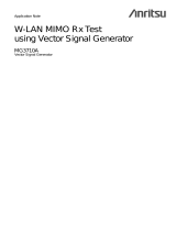 Anritsu MG3710A Application Note