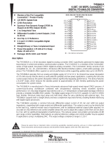 Texas Instruments 12-Bit, 125 MSPS, CommsDAC Digital-to-Analog Converter (Rev. B) Datasheet