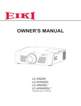 Eiki LC-WXN200L User manual