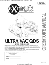 Exmark Ultra Vac QDS Laser Z User manual
