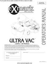 Exmark ULTRA VAC LAZER Z HP User manual