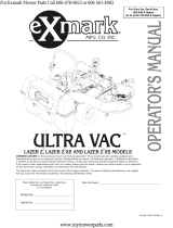 Exmark ultra vac LAZER Z XS User manual
