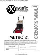 Exmark M216H User manual