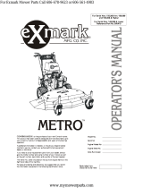 Exmark metro User manual