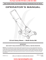 MTD 074 Series User manual