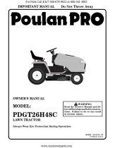 Poulan Pro PD20PH48STB Owner's manual