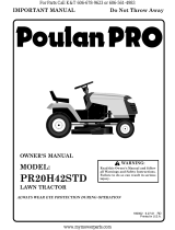 Poulan Pro PR185H42STH Owner's manual