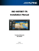 Alpine INE-W970BT-TR Installation guide