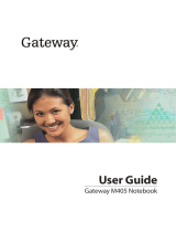Gateway M405 User manual