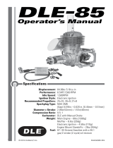 DLE DLE-85 Owner's manual