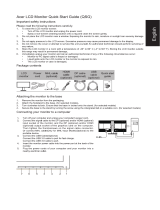 Acer B346CK Quick start guide