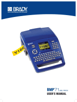 Brady BMP71 User manual