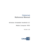 CipherLab 9700 Reference guide
