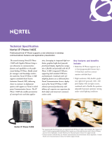 Nortel 1140E IP Phone (ICON) Owner's manual
